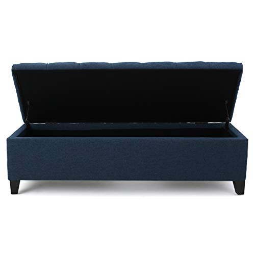 Christopher Knight Home Ottilie Fabric Storage Ottoman