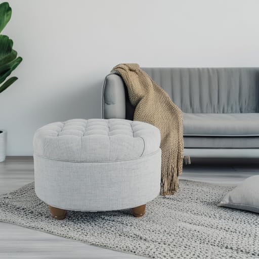 Ottoman with Storage for Living Room & Bedroom