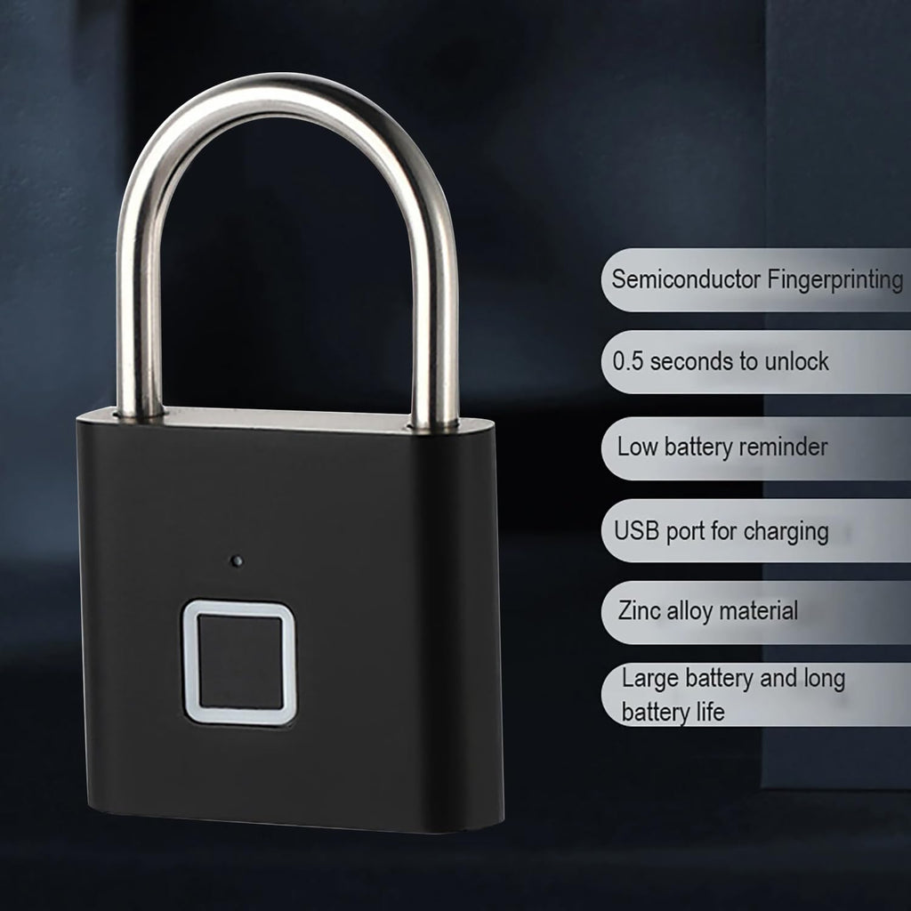 Fingerprint Padlock - Keyless Biometric Gate Locks