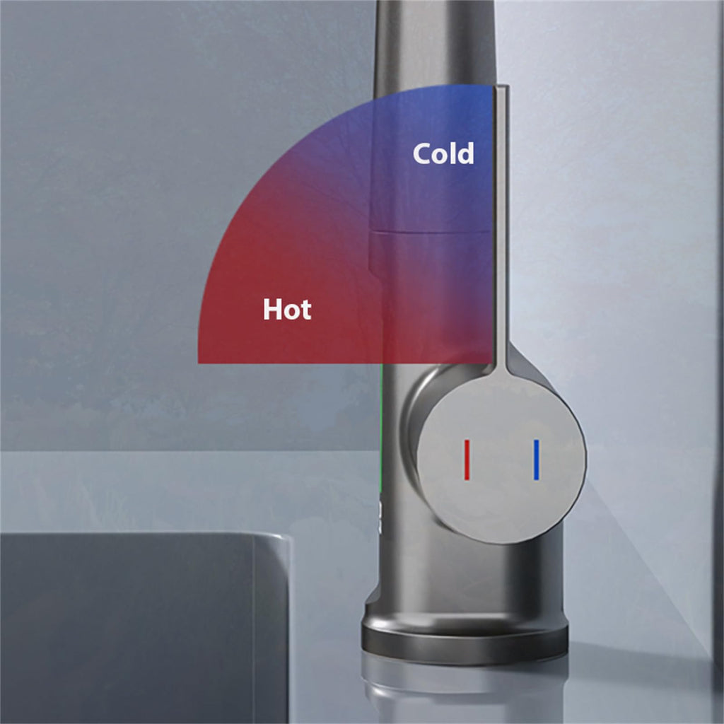 Luxury Waterfall Faucet for Bathroom Sink