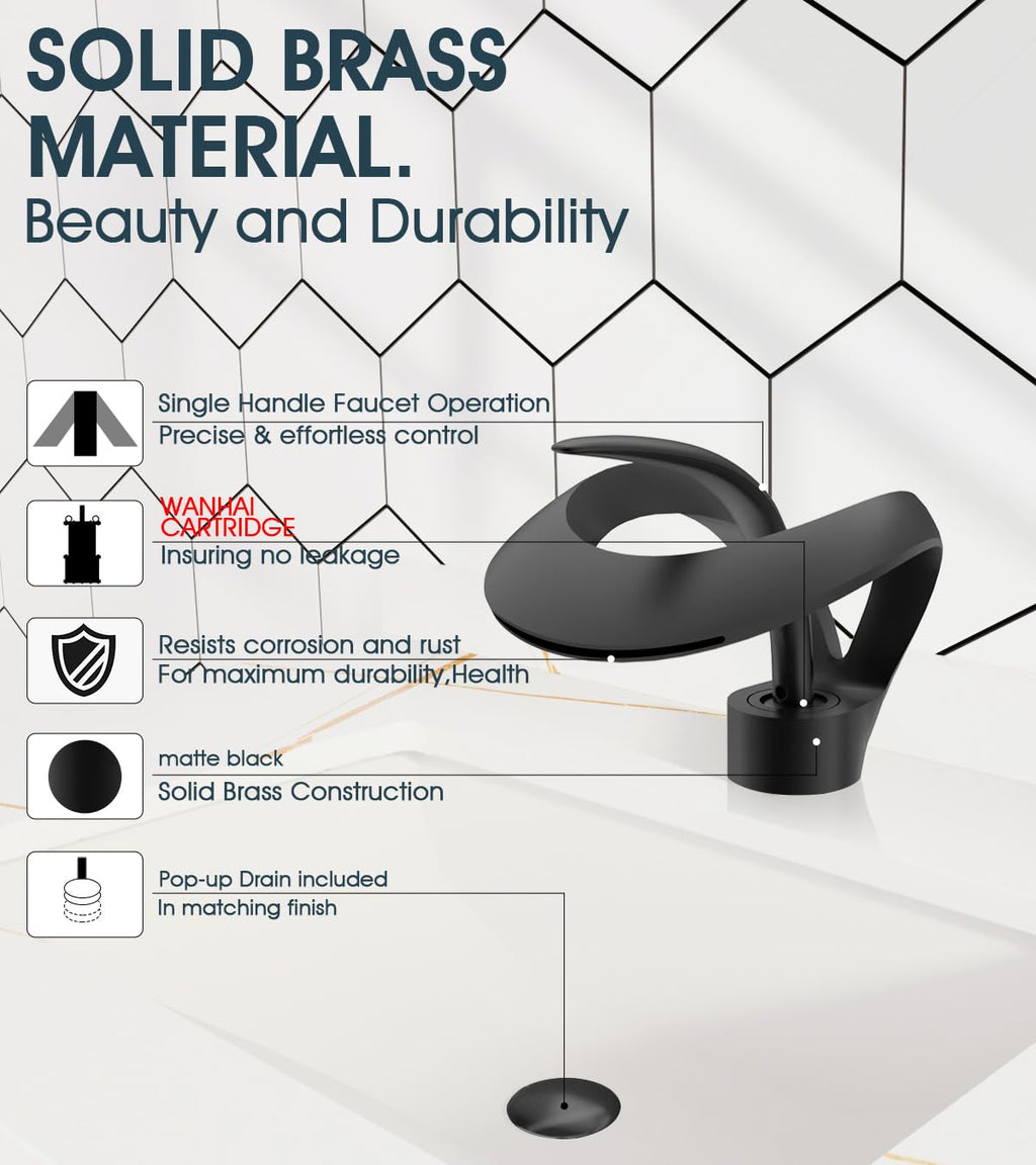 Elegant Luxury Bathroom Sink Faucet