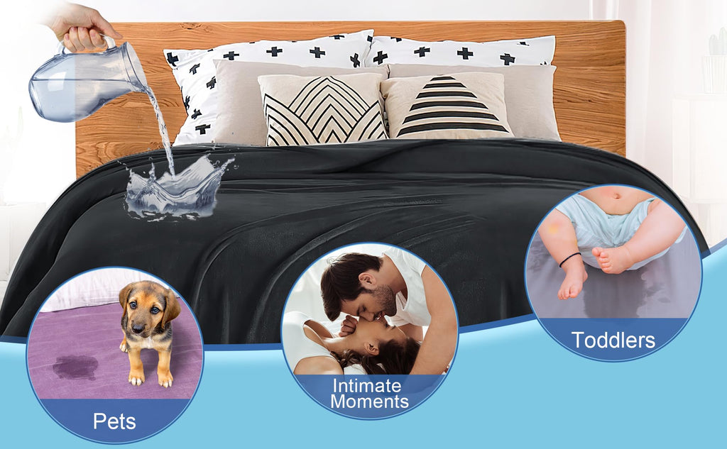 Waterproof King Size  "Love" Blanket