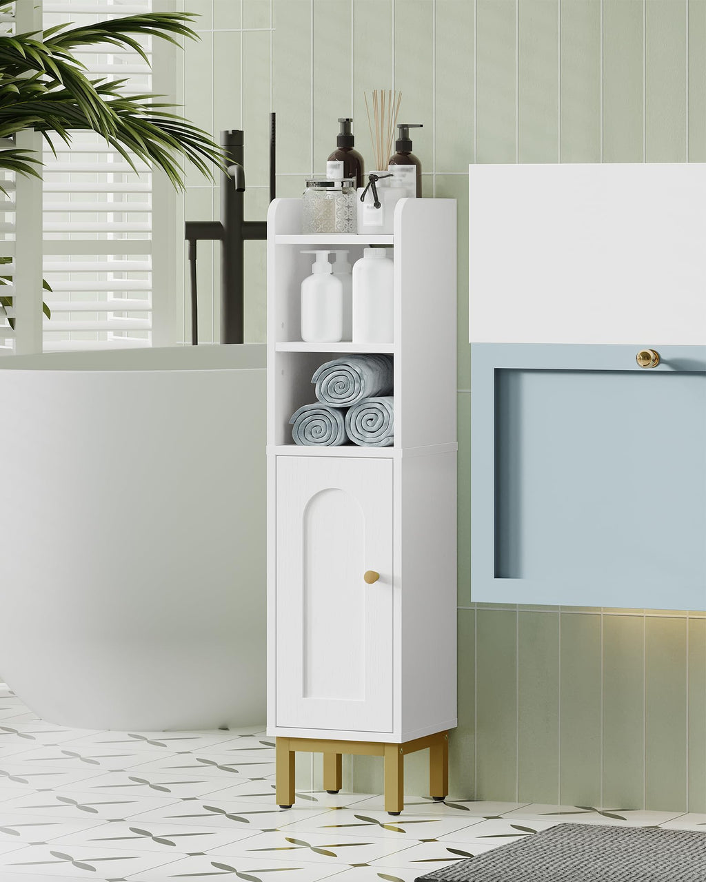 Bathroom Corner Storage Cabinet