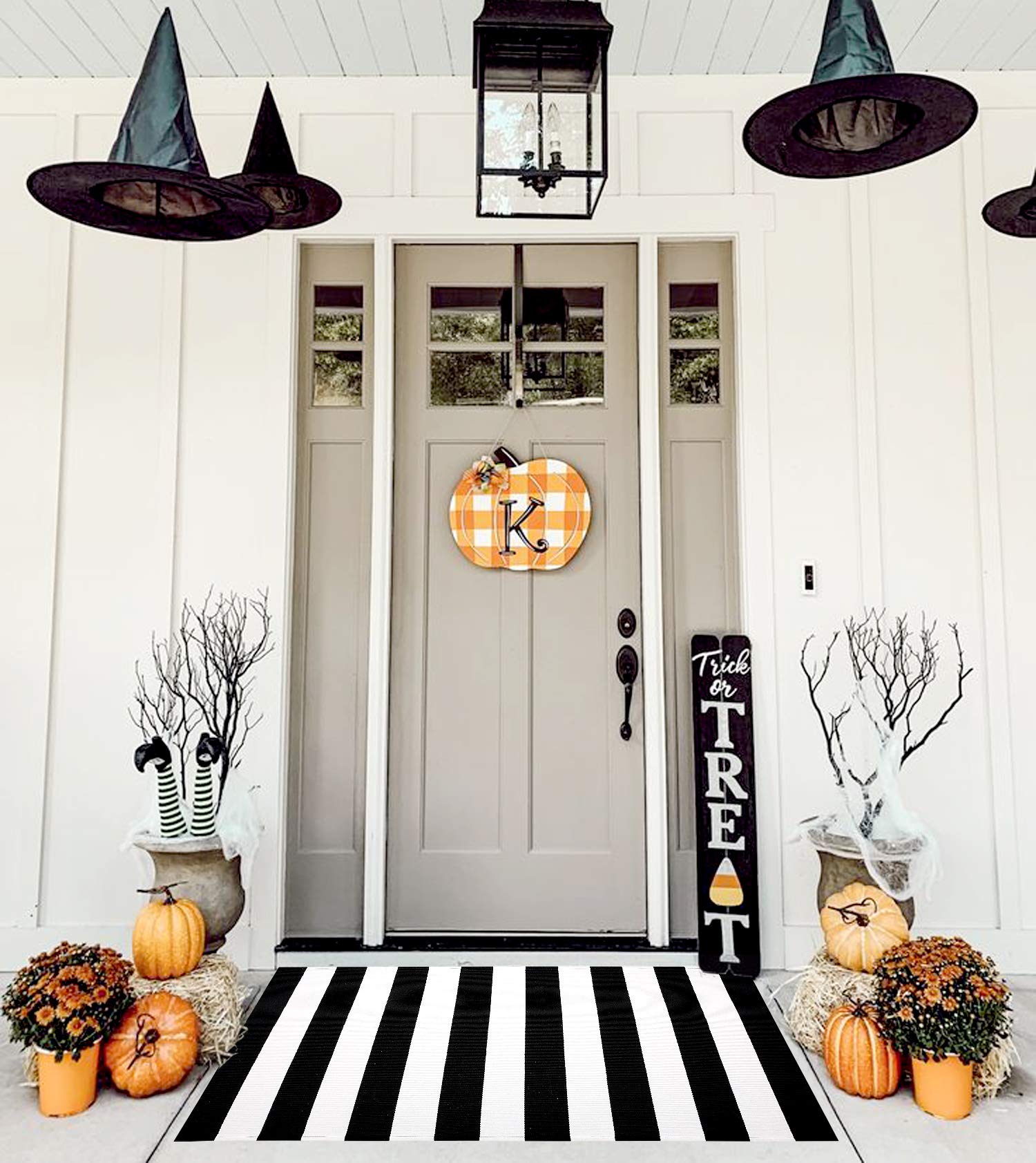 Black and White Area Rug