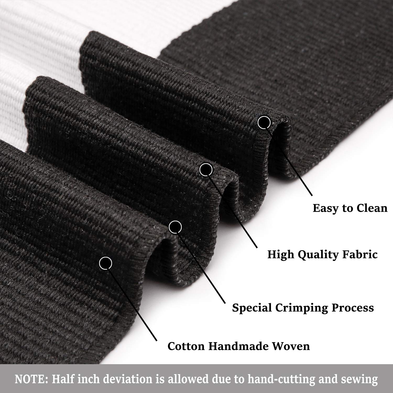 Black and White Area Rug