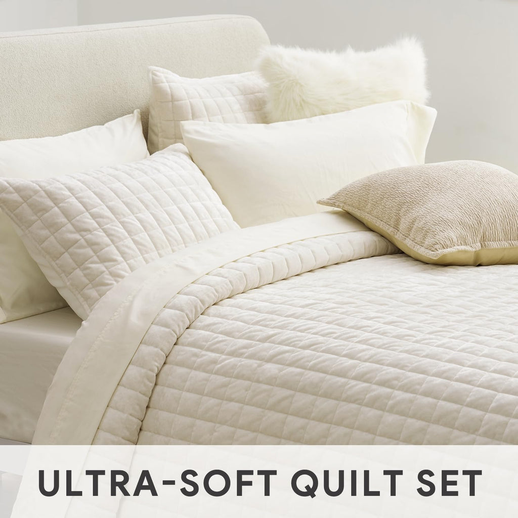 RECYCO Luxury Velvet Quilt Set