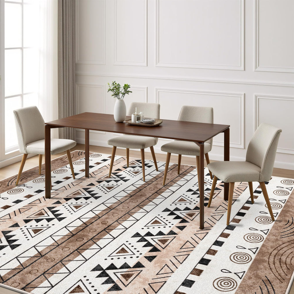 Large Mosaic Living Room Rug 8x10 Feet