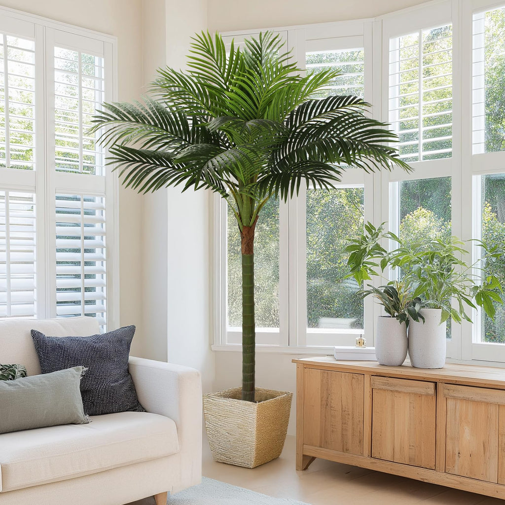 FLOWORLD Palm Tree Artificial Tropical Plant 6FT