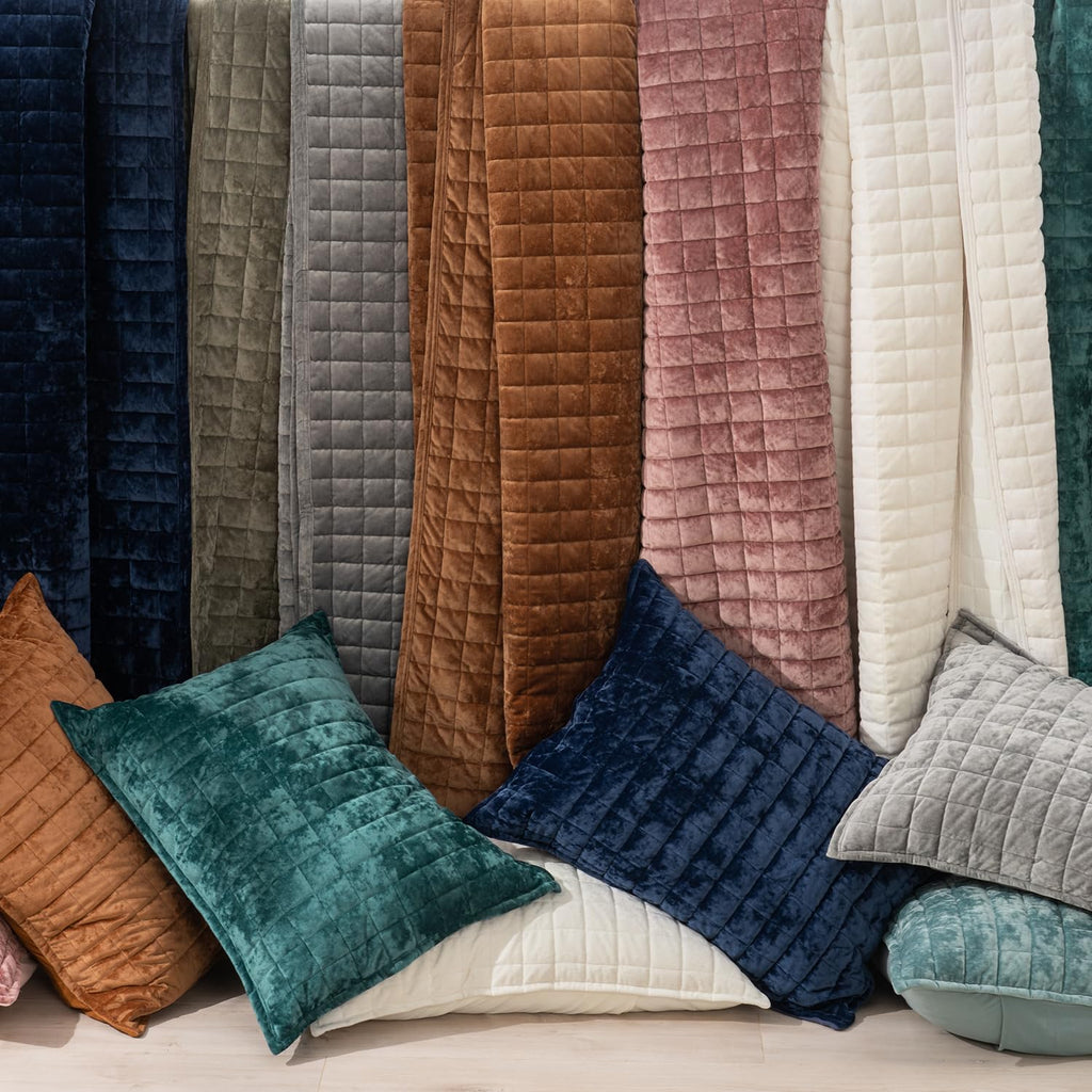 RECYCO Luxury Velvet Quilt Set