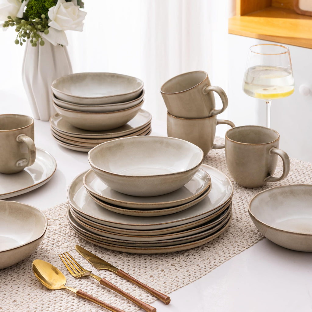 AmorArc Handmade  Ceramic Dinnerware Sets (24pc)