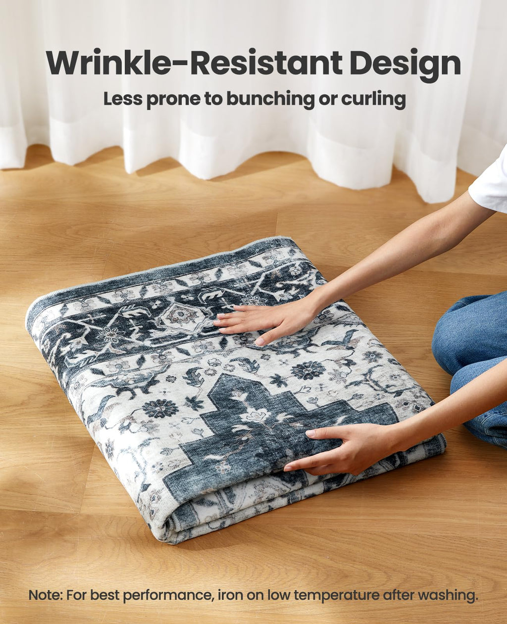 AMADA  Washable Large Rug