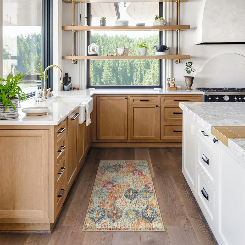 Lahome Moroccan Trellis Washable Rug