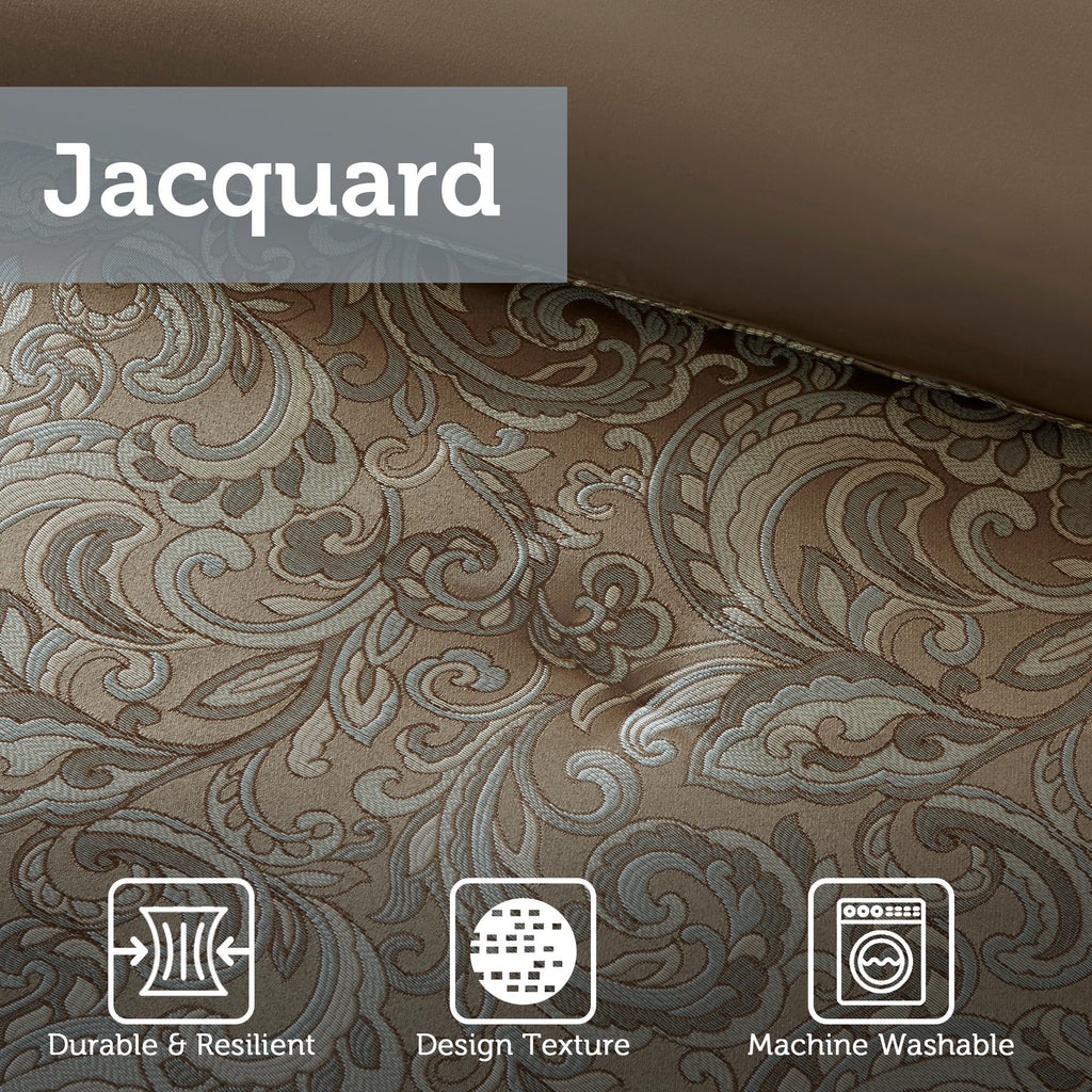 Madison Park Essentials Brystol 24 Piece Room in a Bag Faux Silk Comforter