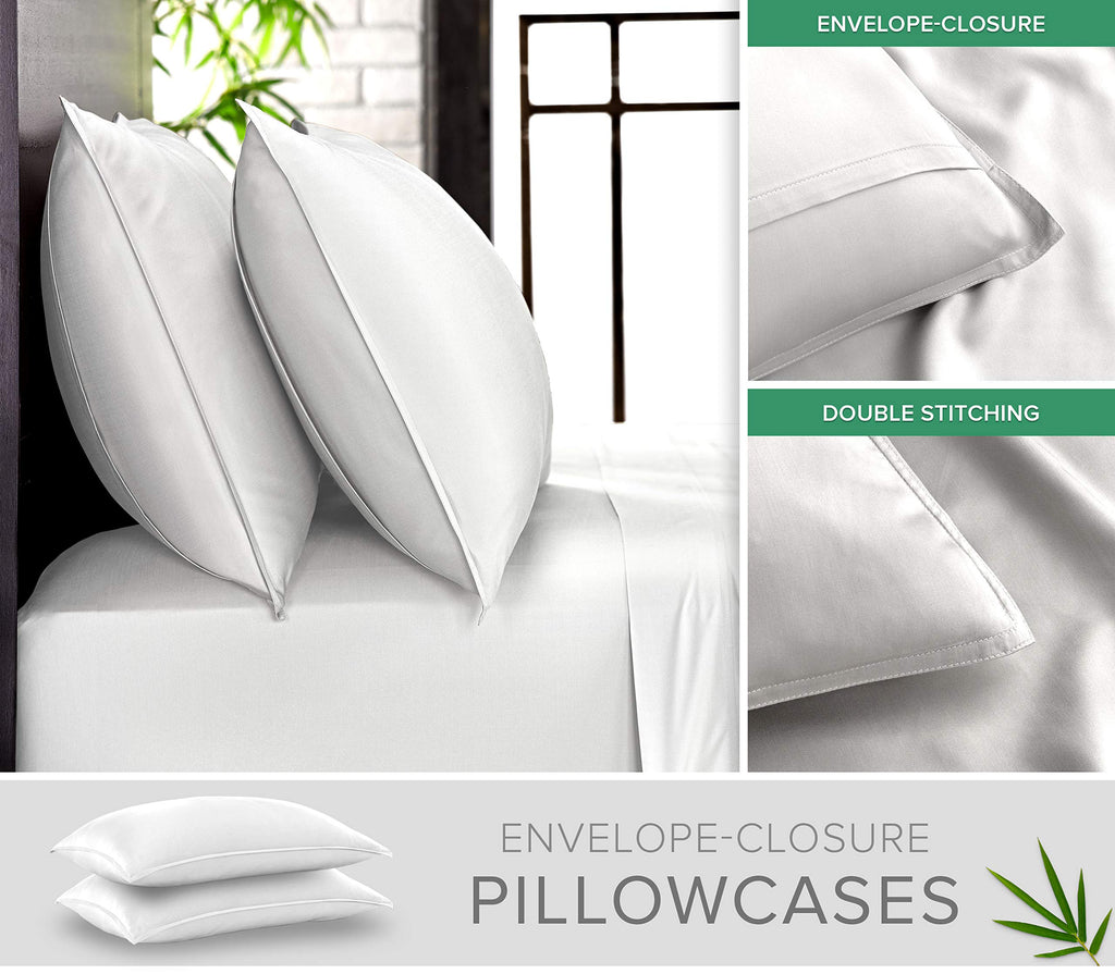 Luxuriously Soft & Cooling 100% Organic Bamboo Bed Sheet Set